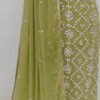 Apple Green LCD Gota Outfit – Handmade Gota Work on Chiffon