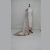 Elegant White Chiffon Outfit with Handcrafted Gota Embroidery